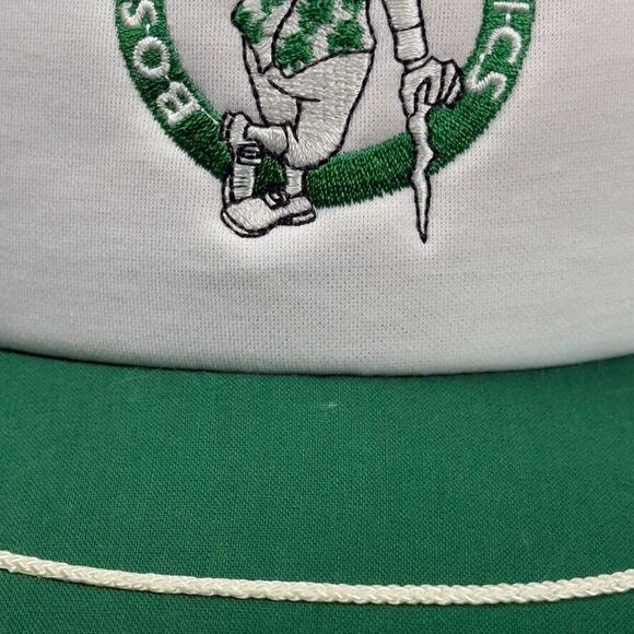 Vintage Three Stripe NBA Boston Celtics Hat - Picture 6 of 10